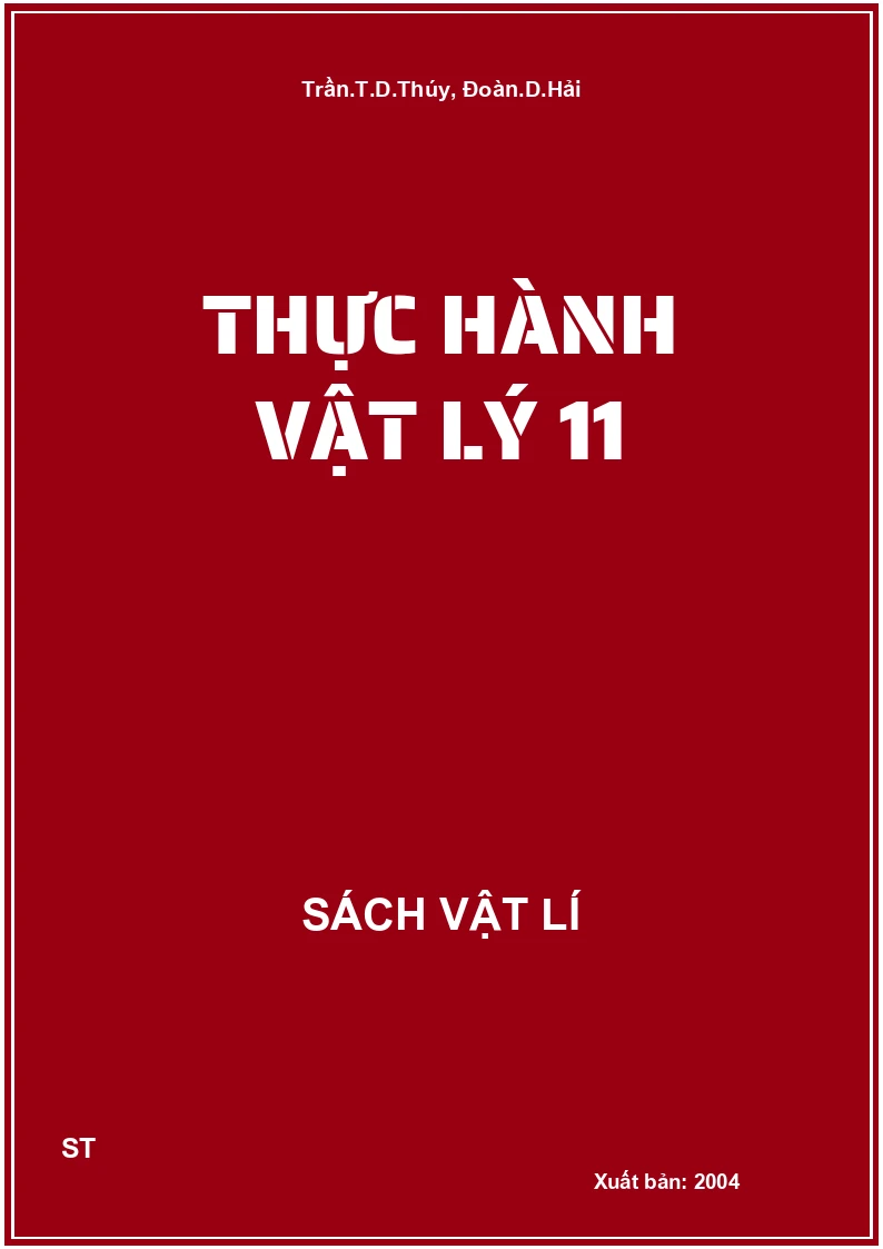 Thực hành vật lý 11