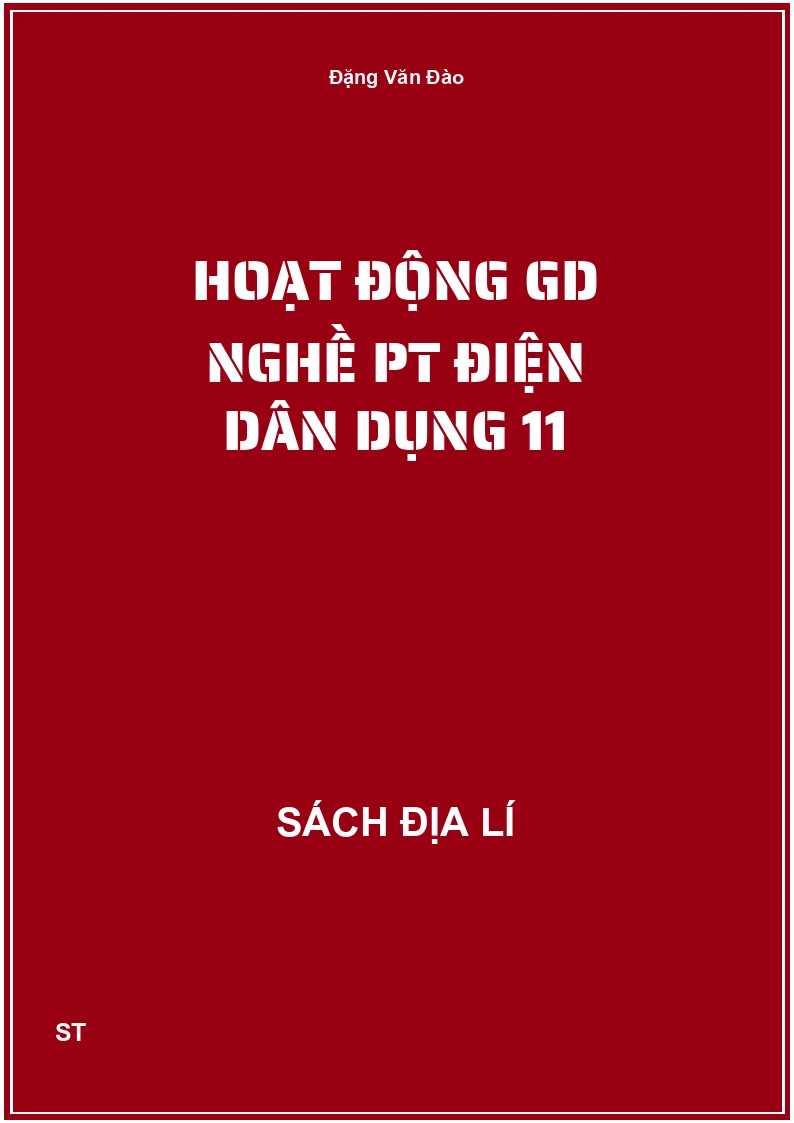 Hoạt động GD nghề PT điện dân dụng 11