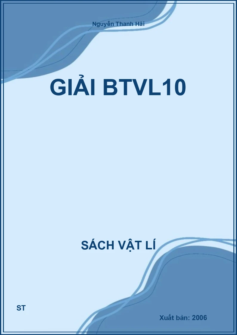 Giải BTVL10
