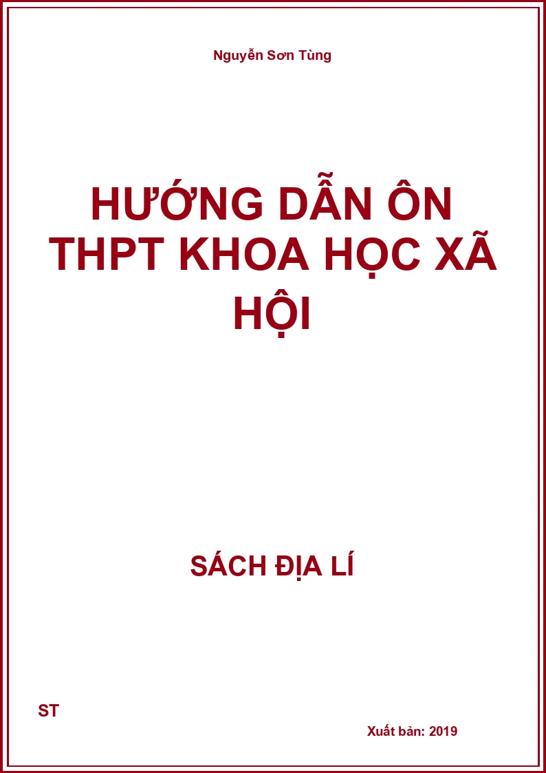 Hướng dẫn ôn THPT Khoa học xã hội