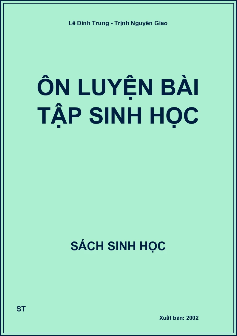 Ôn luyện bài tập sinh học