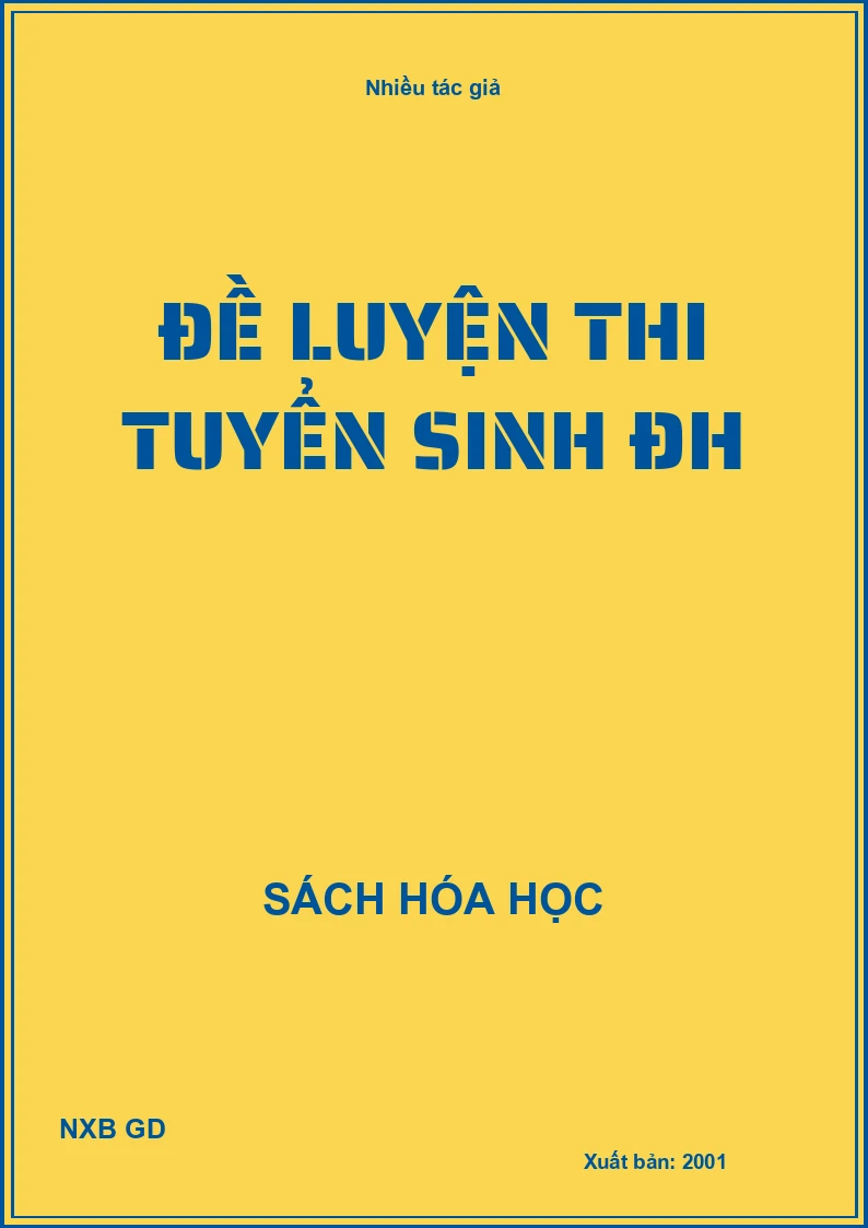 Đề luyện thi tuyển sinh ĐH