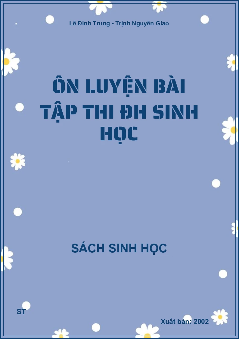 Ôn luyện bài tập thi ĐH sinh học