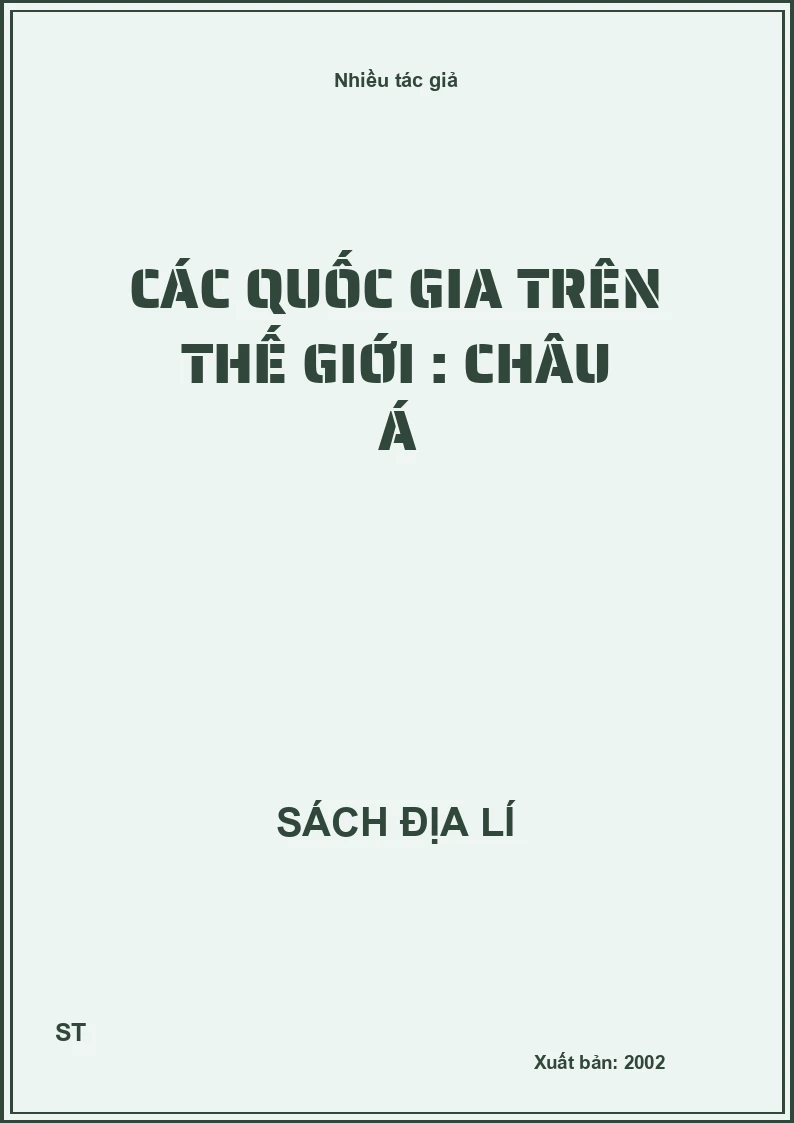 Các quốc gia trên thế giới : Châu Á