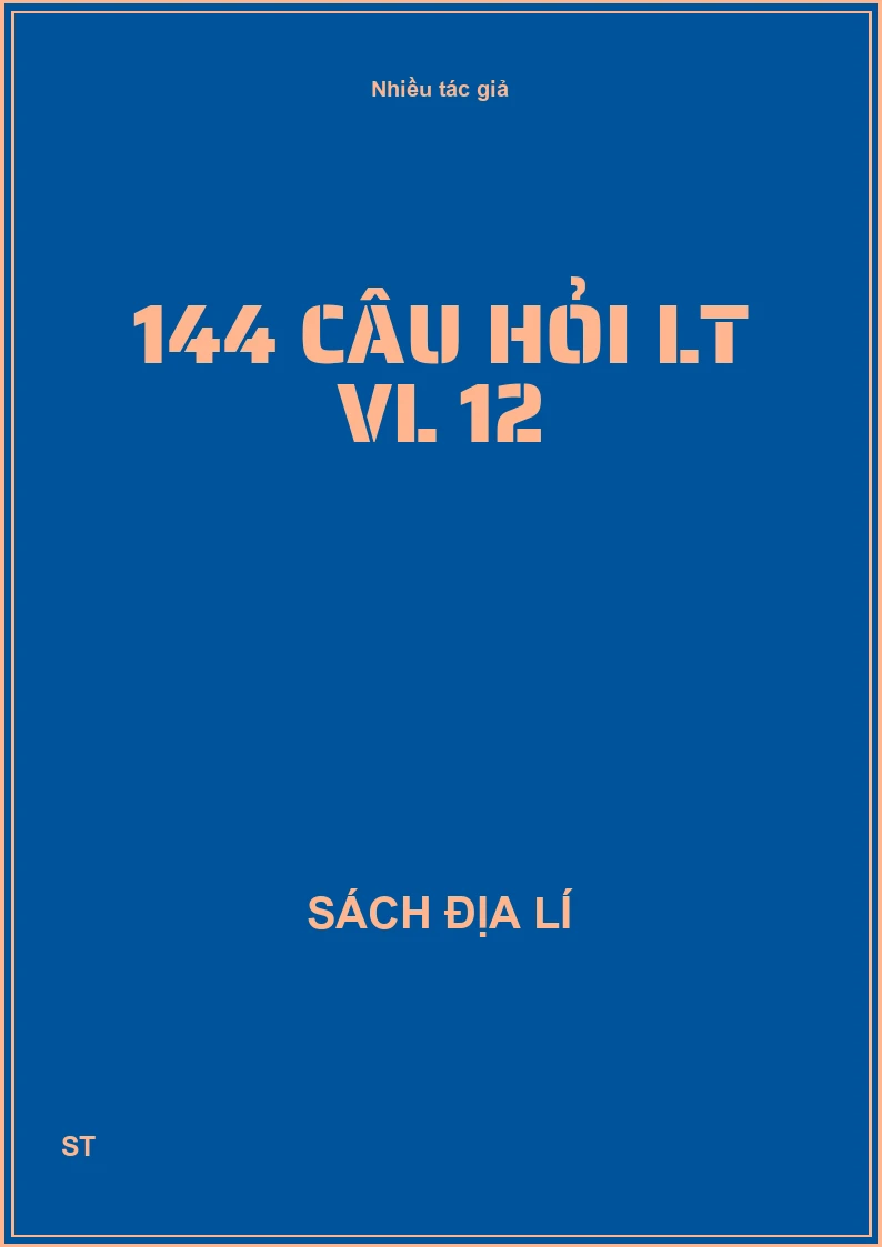 144 câu hỏi LT VL 12