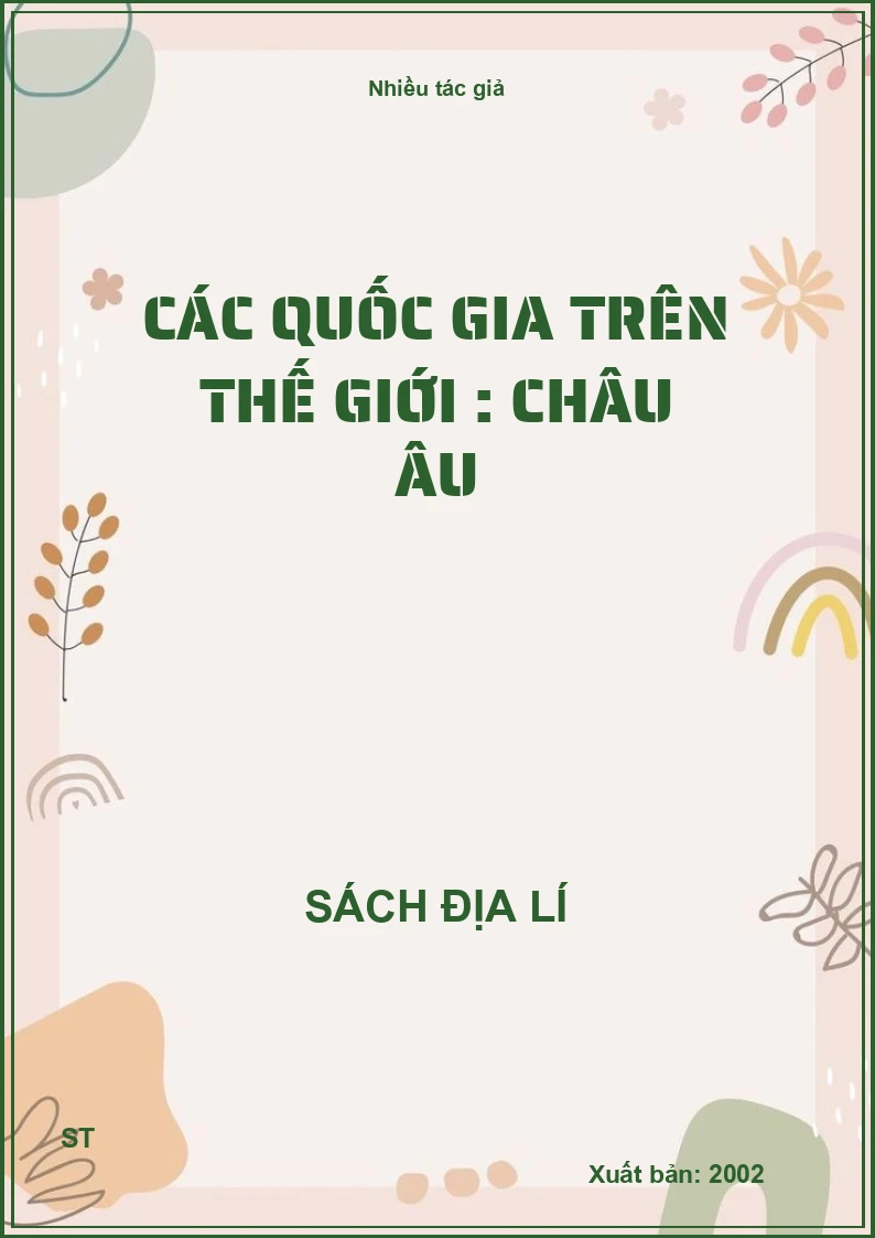 Các quốc gia trên thế giới : Châu Âu