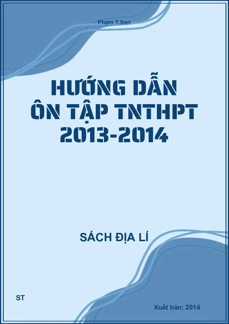 Hướng dẫn ôn tập TNTHPT 2013-2014
