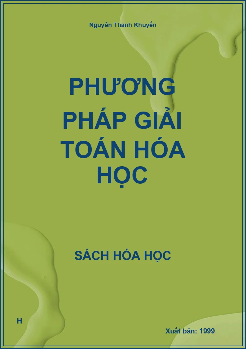 Phương pháp giải toán hóa học
