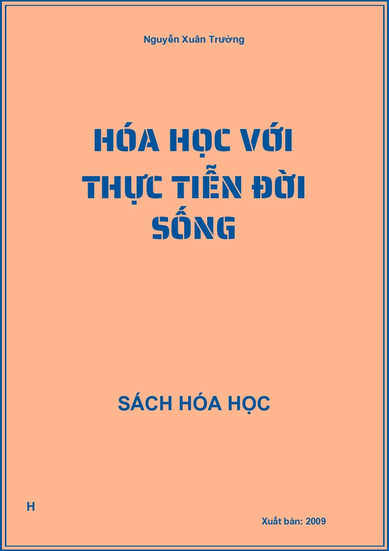 Hóa học với thực tiễn đời sống