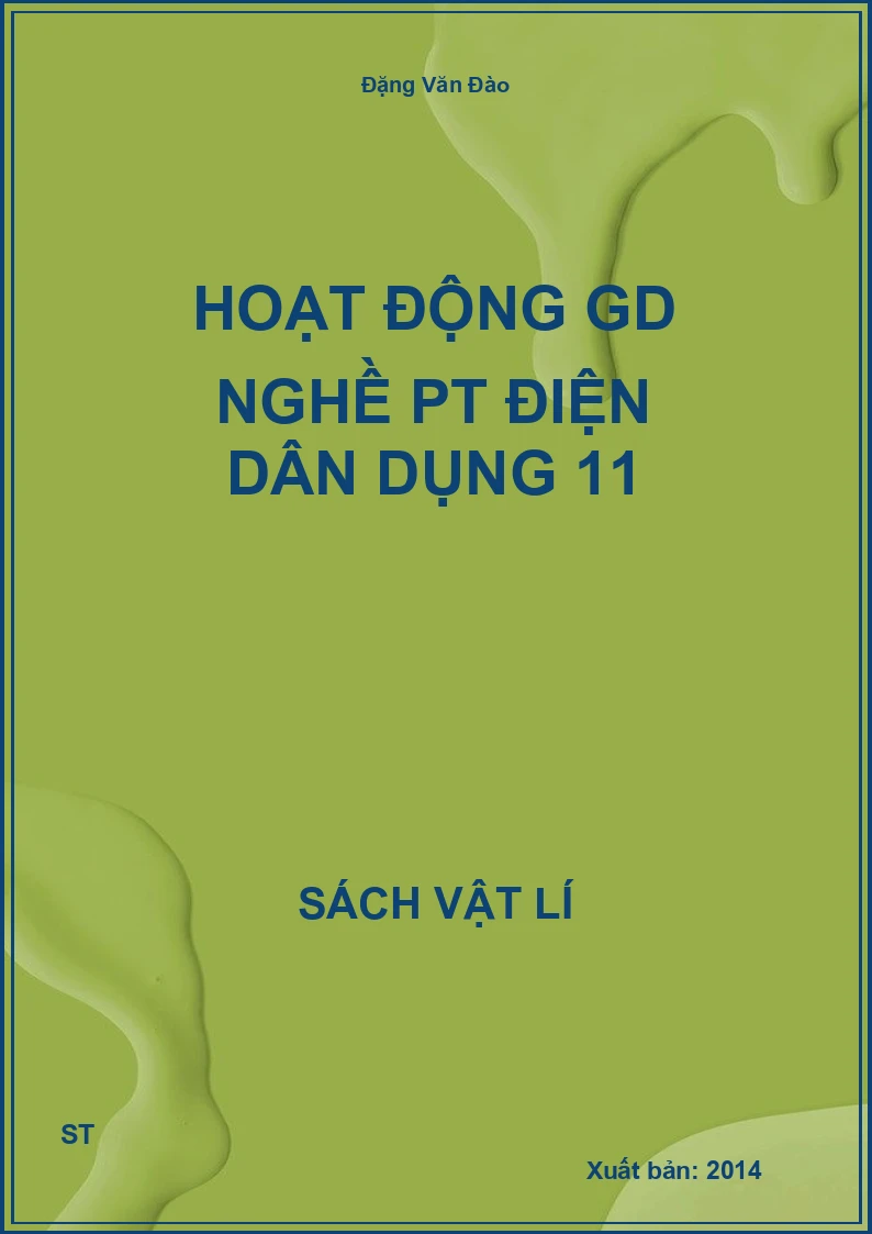 Hoạt động GD nghề PT điện dân dụng 11