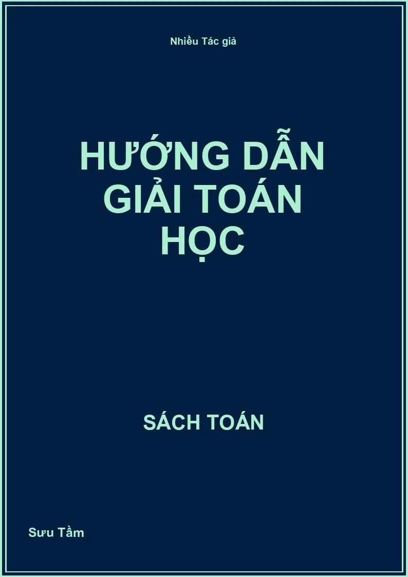 Hướng dẫn giải toán học