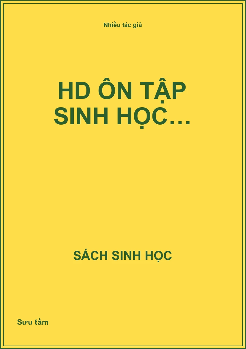HD ôn tập sinh học…
