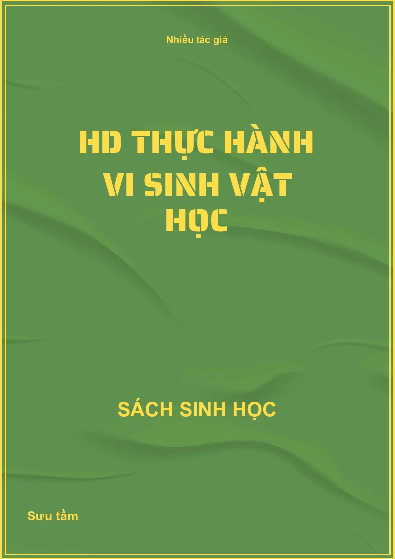 HD thực hành vi sinh vật học