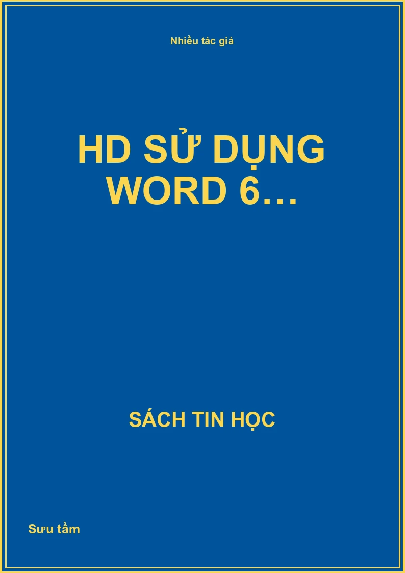 HD sử dụng word 6…