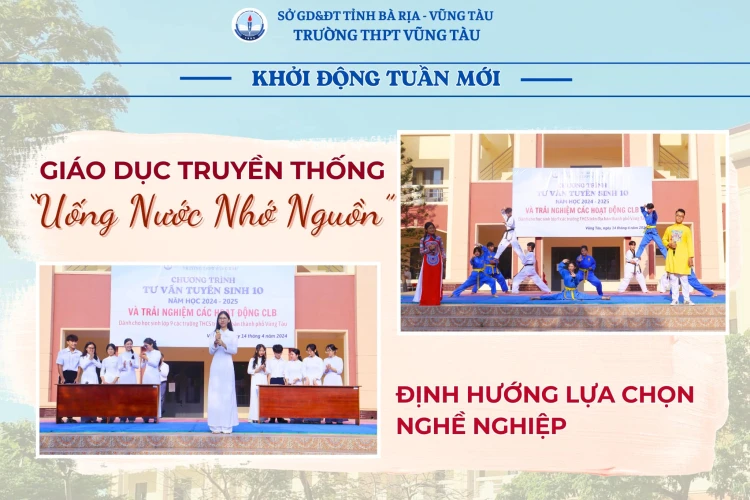 GIÁO DỤC TRUYỀN THỐNG “UỐNG NƯỚC NHỚ NGUỒN” NHÂN KỶ NIỆM GIỖ TỔ HÙNG VƯƠNG VÀ ĐỊNH HƯỚNG NGHỀ NGHIỆP