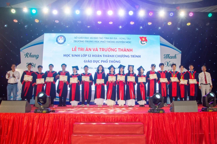 LỄ TRI ÂN VÀ TRƯỞNG THÀNH CỦA HỌC SINH KHÓA 2021 - 2024