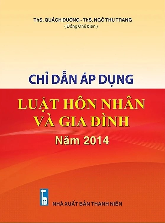 Chỉ dẫn áp dụng luật hôn nhân và gia đình năm 2014