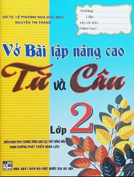 Vở bài tập nâng cao Từ và câu 2