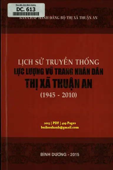 Lịch sử truyền thống lực lượng vũ trang nhân dân thị xã Thuận An