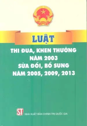 Luật thi đua, khen thưởng năm 2003 được sửa đổi, bổ sung năm 2005, 2009