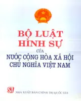 Bộ Luật Hình Sự Của Nước Cộng Hòa Xã Hội Chủ Nghĩa Việt Nam