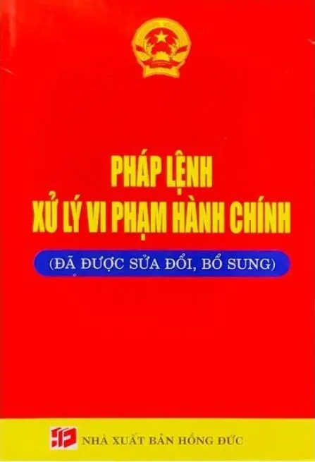 Pháp lệnh xử lý vi phạm hành chính