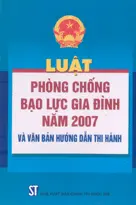 Luật phòng, chống bạo lực gia đình năm 2007 và nghị định hướng dẫn thi hành