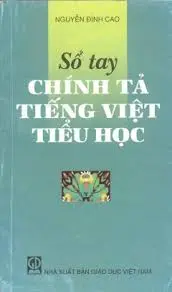 Sổ tay Chính tả Tiếng Việt Tiểu học
