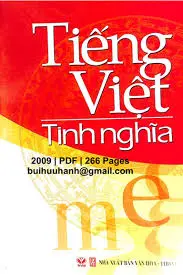 Tiếng Việt tình nghĩa