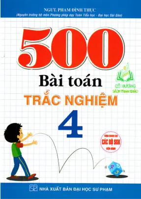 500 Bài toán trắc nghiệm 4
