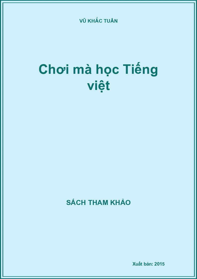 Chơi mà học Tiếng Việt