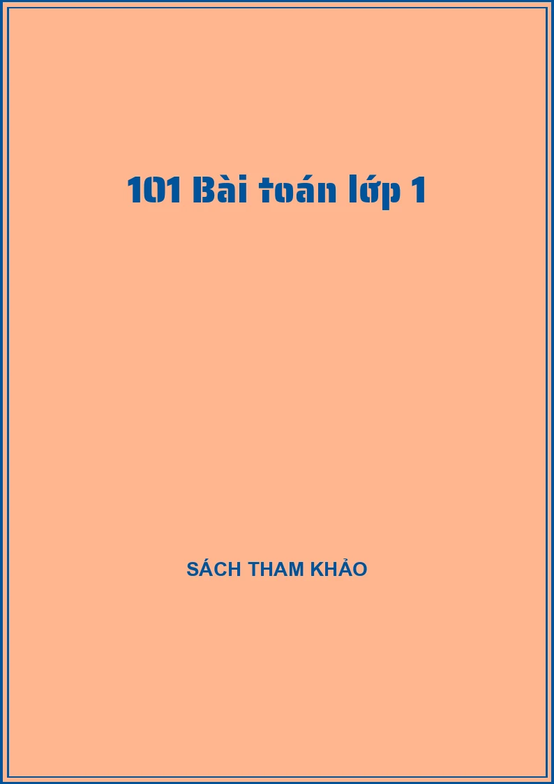 101 Bài toán lớp 1