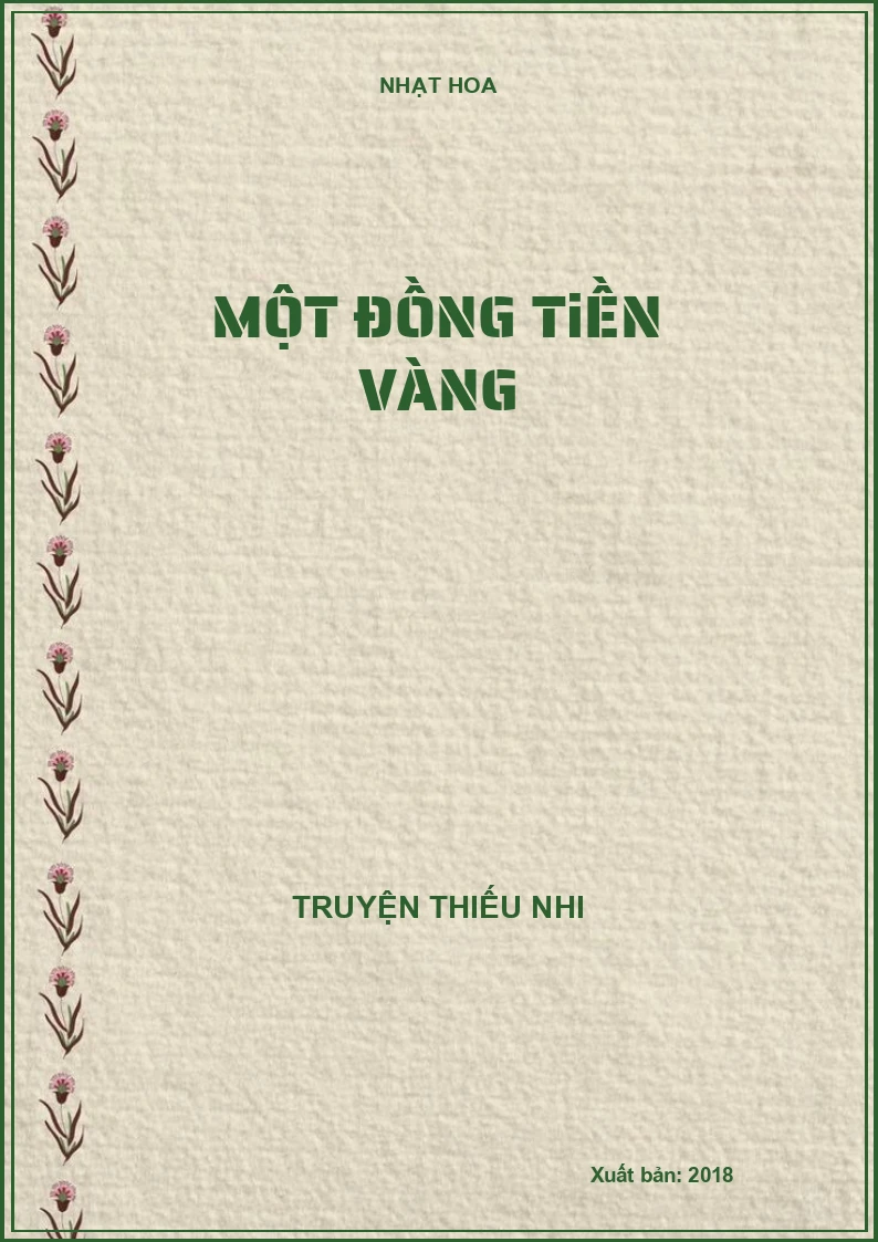 MỘT ĐỒNG TIỀN VÀNG