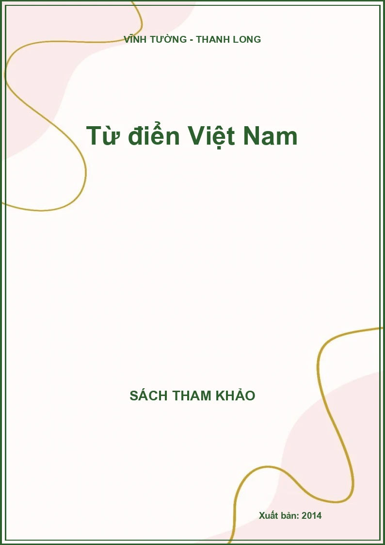 Từ điển Việt Nam