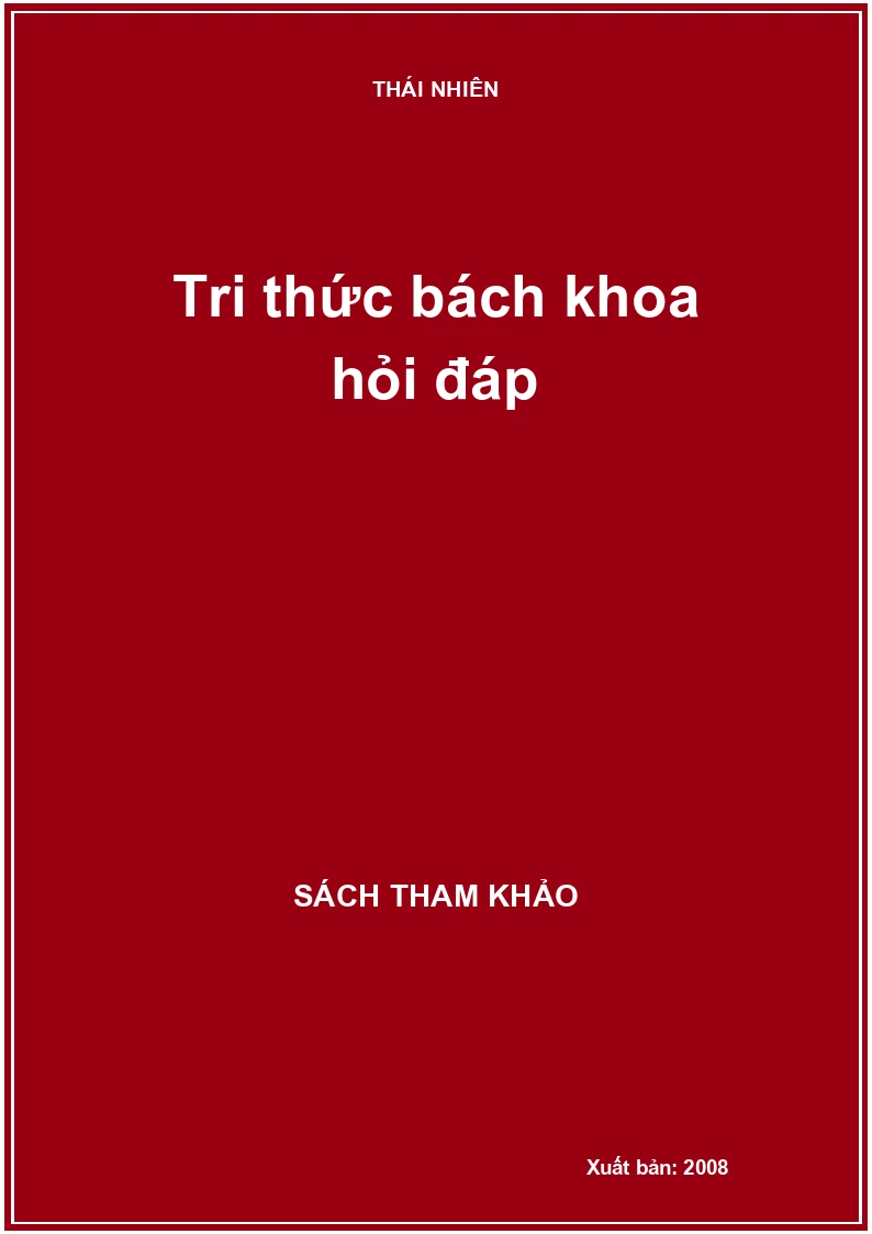 Tri thức bách khoa hỏi đáp
