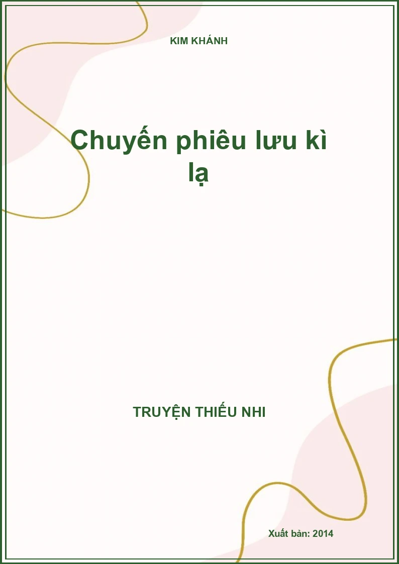 Chuyến phiêu lưu kì lạ