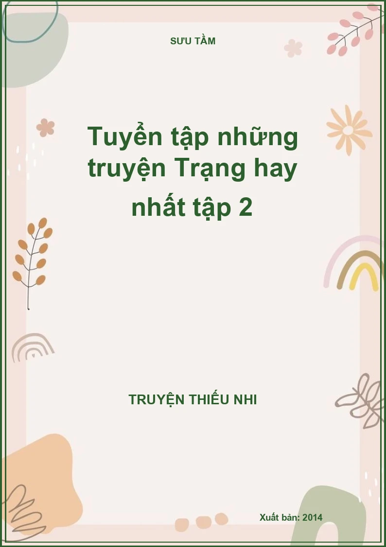 Tuyển tập những truyện Trạng hay nhất tập 2