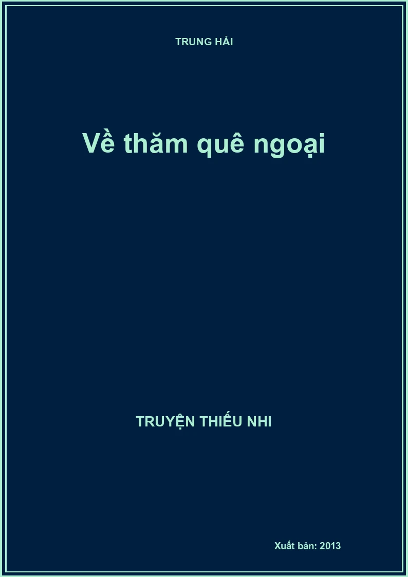 Về thăm quê ngoại