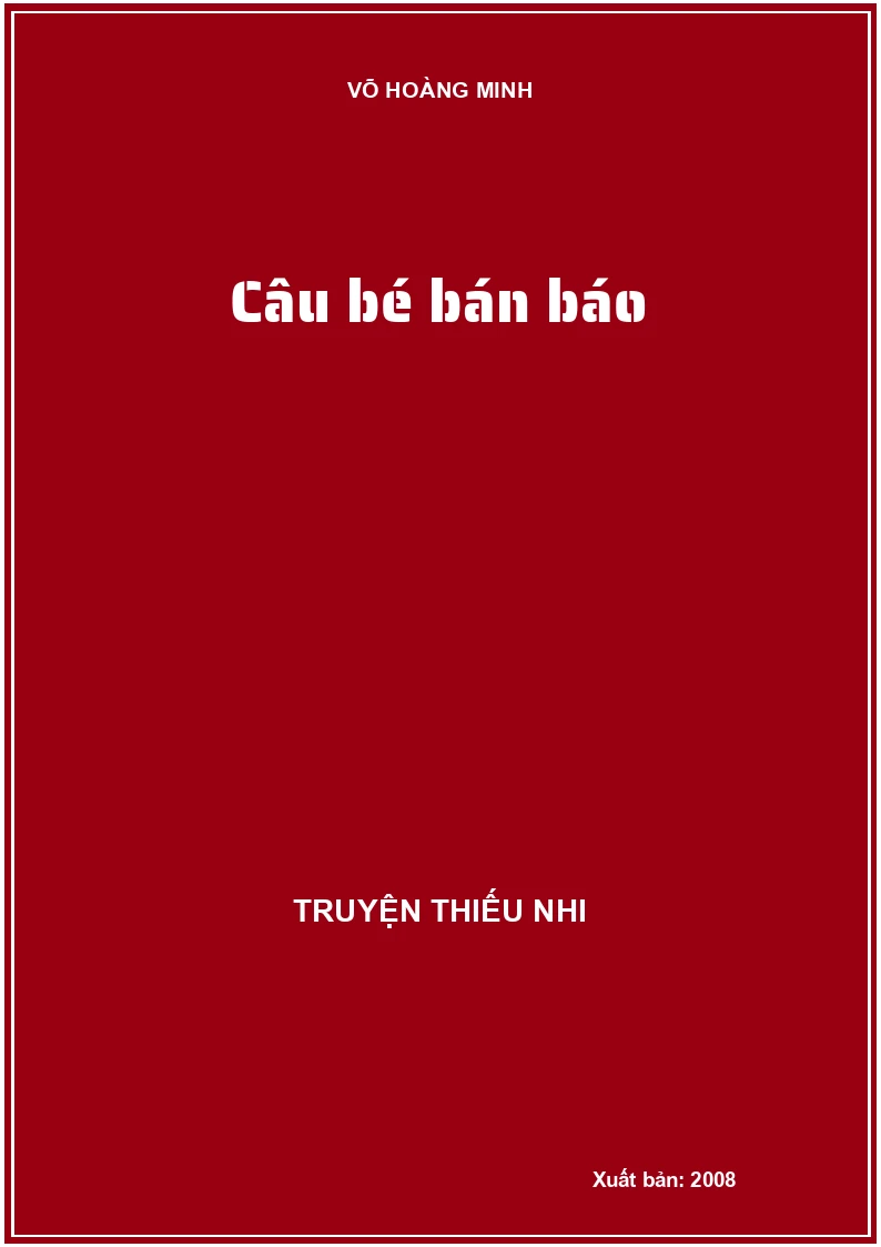 Cậu bé bán báo