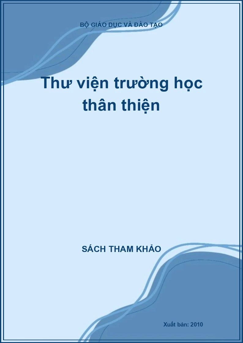 Thư viện trường học thân thiện