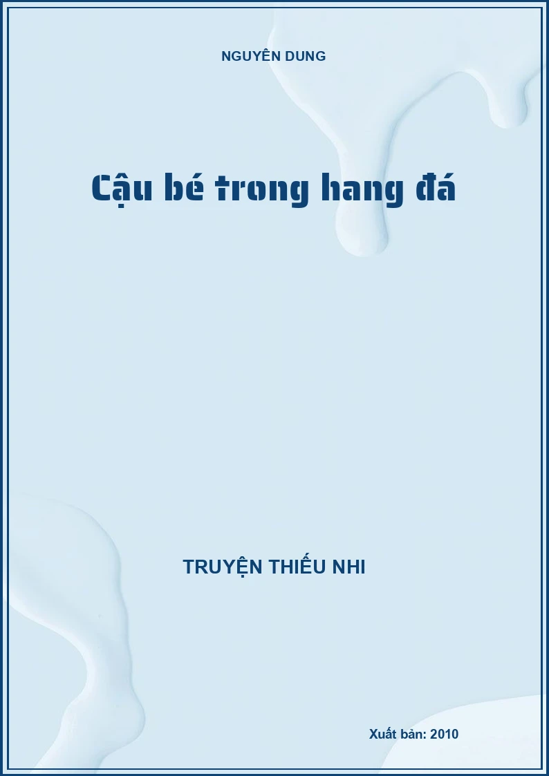 Cậu bé trong hang đá