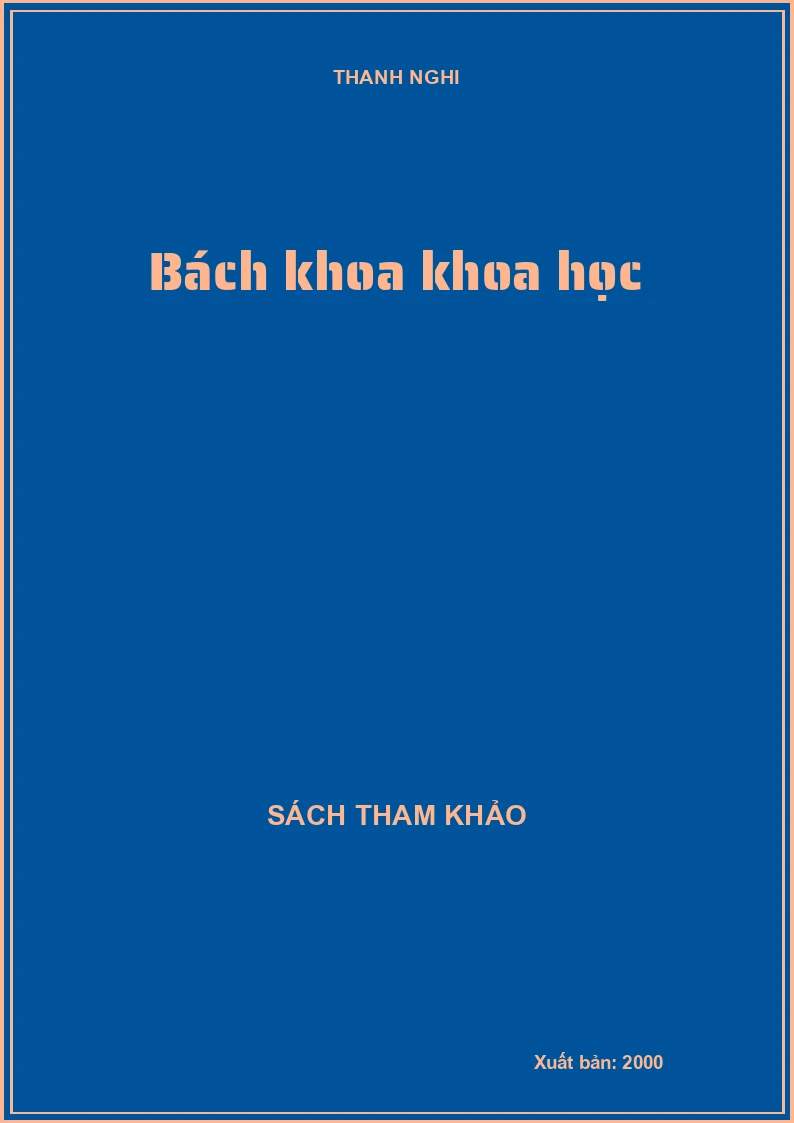 Bách khoa khoa học