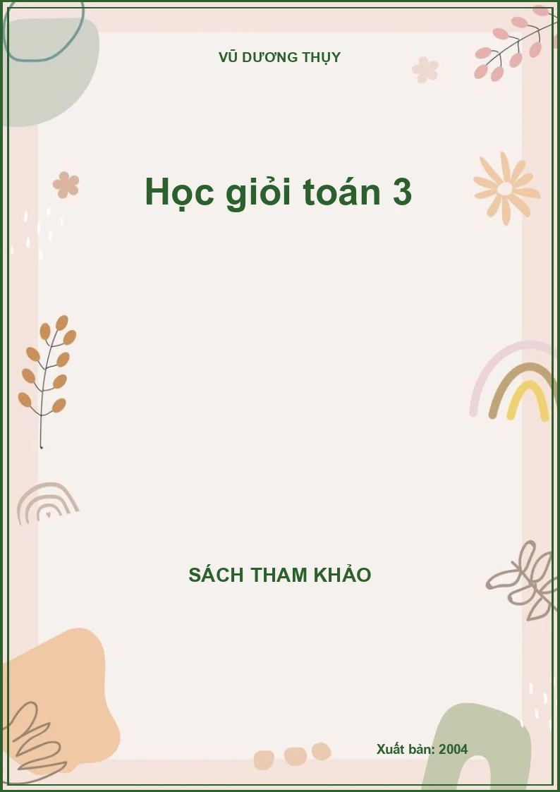 Học giỏi toán 3