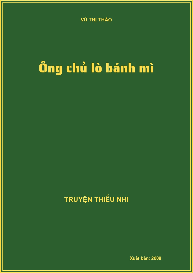 Ông chủ lò bánh mì