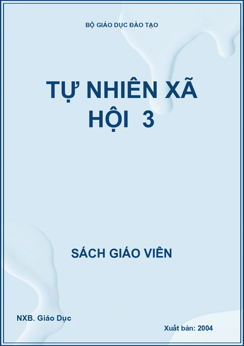 Tự nhiên xã hội  3
