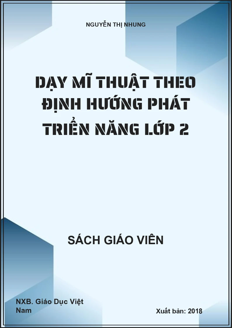 Dạy mĩ thuật theo định hướng phát triển năng lớp 2
