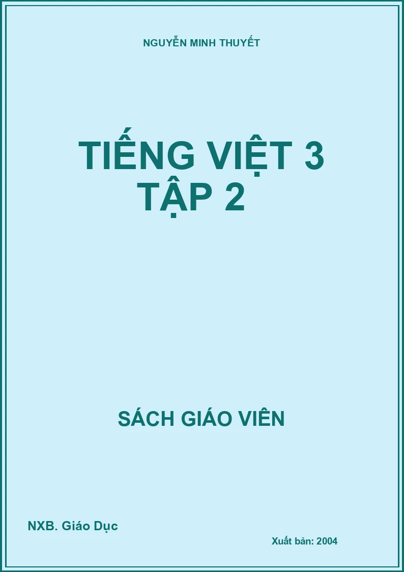 Tiếng việt 3 tập 2  