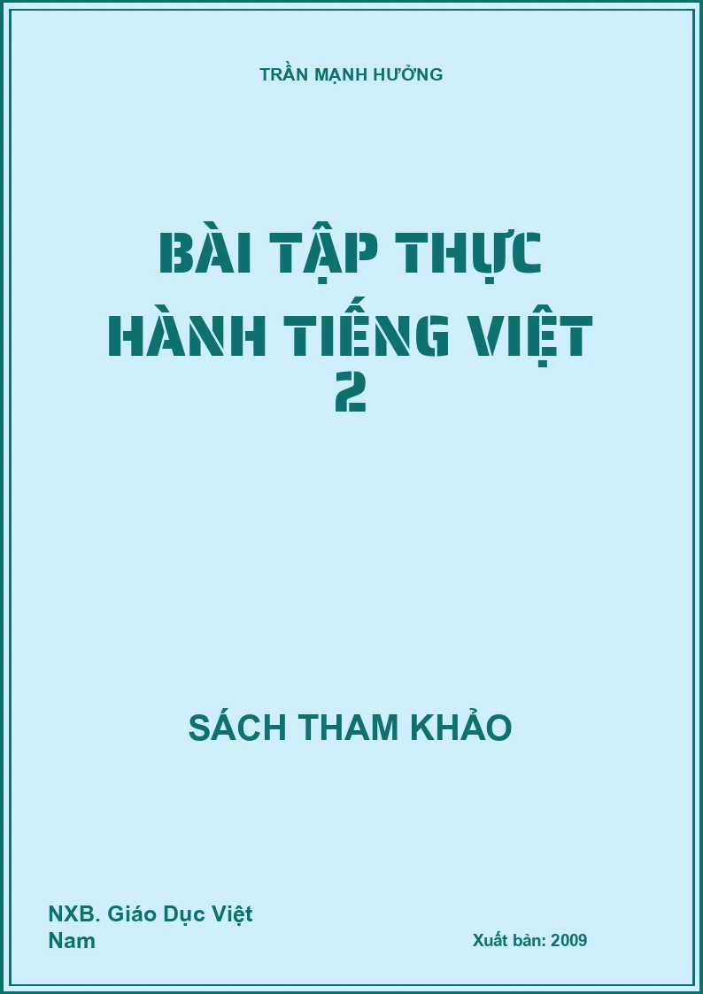 Bài tập thực hành Tiếng Việt 2