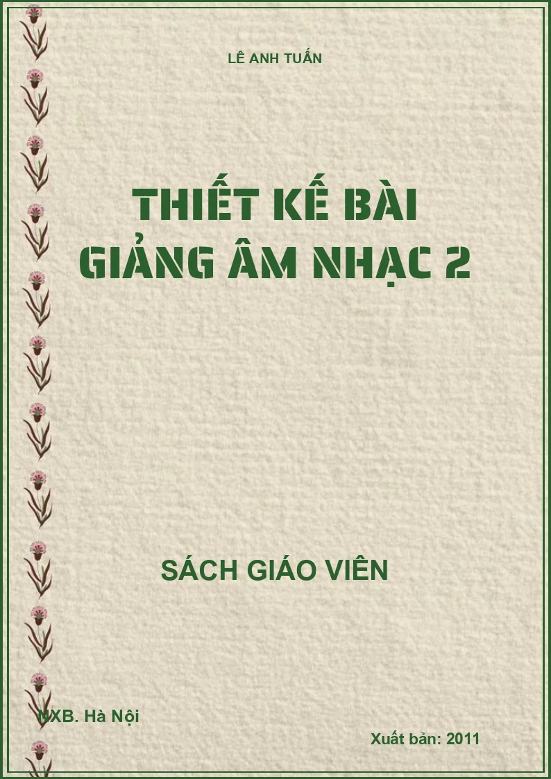 Thiết kế bài giảng âm nhạc 2