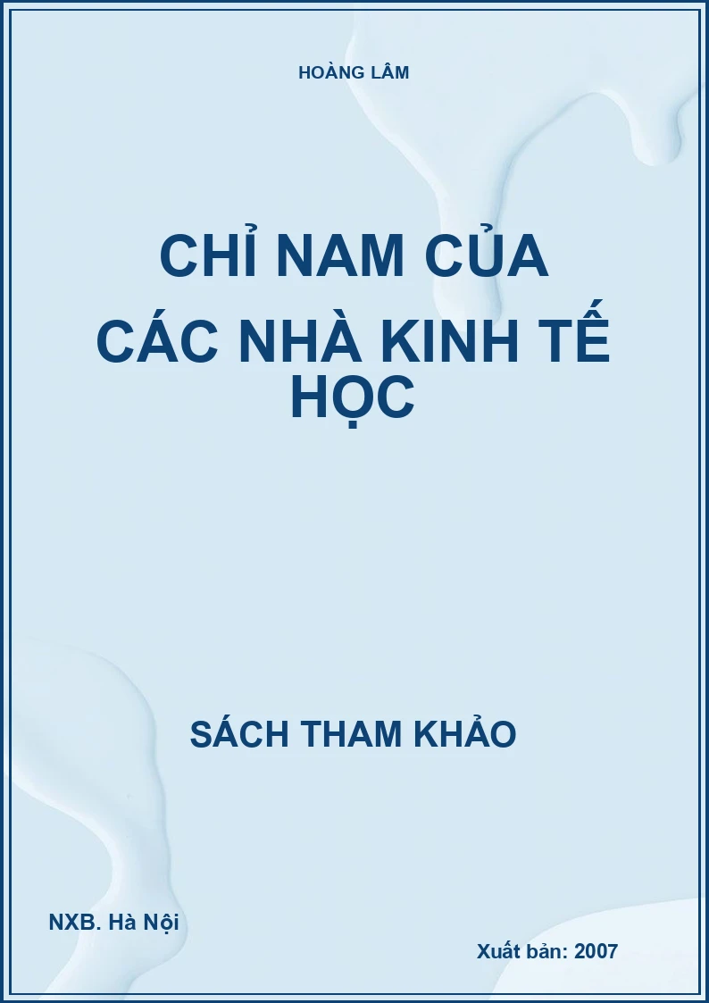 Chỉ nam của các nhà kinh tế học